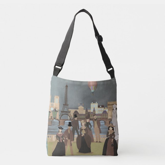 Victorian Paris Crossbody Bag (Front)