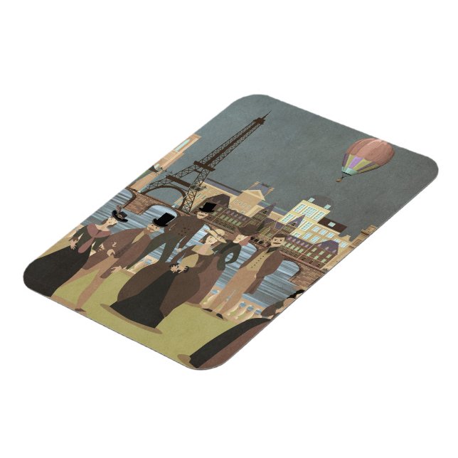 Victorian Paris Magnet (Left Side)