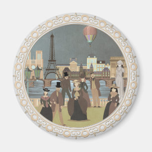 Victorian Paris Magnet