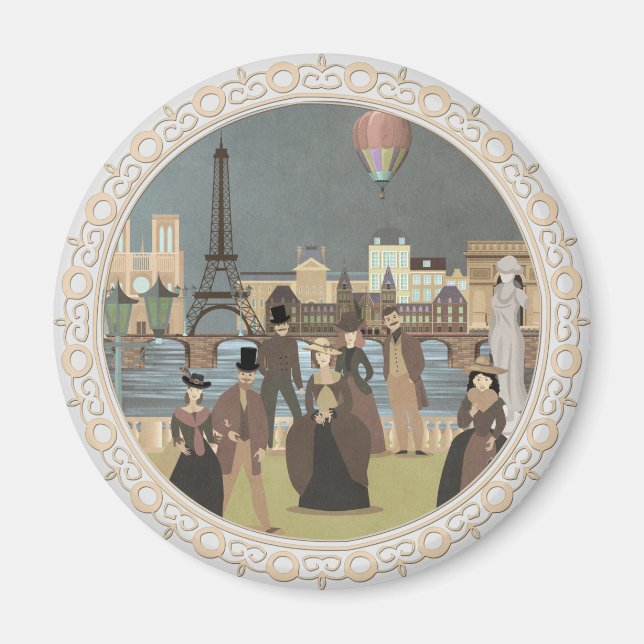 Victorian Paris Magnet (Front)