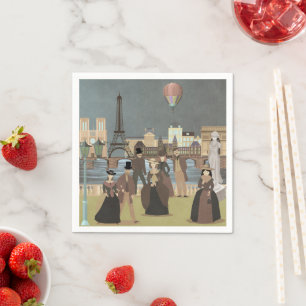 Victorian Paris Napkin