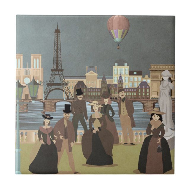 Victorian Paris Tile (Front)