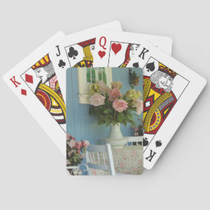 Victorian Peonies - Martha's Vineyard Playing Cards