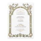 Victorian Peony Elegance Save-the-Date Invitation