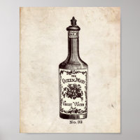 Victorian Perfume Bottle Illustration