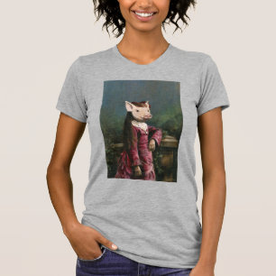 Victorian Piglet Girl T-shirt