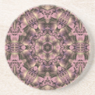Victorian Pink Antique Coaster