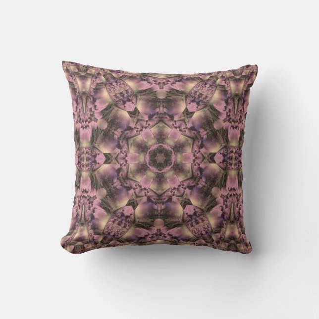 Victorian Pink Antique Cushion (Front)