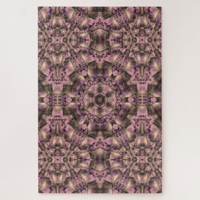 Victorian Pink Antique Jigsaw Puzzle (Vertical)