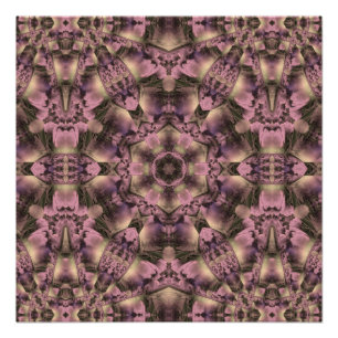 Victorian Pink Mauve Elegant Poster