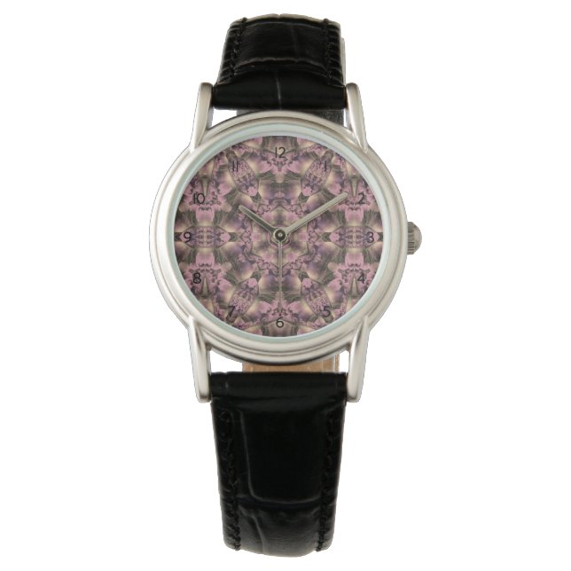 Victorian Pink Mauve Elegant Watch (Front)