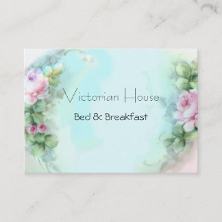 Victorian Pink Roses Business Cards