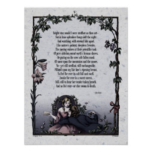 Victorian Poetry Glossy Perfect Poster - Keats