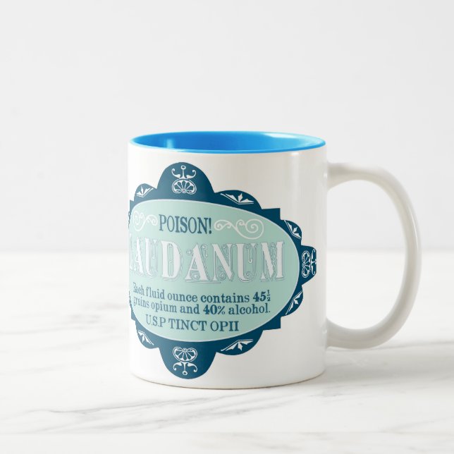 Victorian Poison Mug - Laudanum (Right)