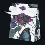 Victorian purple magenta floral butterflies  favour box<br><div class="desc">Perfect for spring, summer, winter or fall events. Elegant vintage style purple flower artwork for botanical, boho, garden, and floral theme occasions. To access the more advanced editing tools, scroll down to "Click to customise further". Once you are in Zazzle's design tool, you can edit fonts, placement, colour, sizing, and...</div>