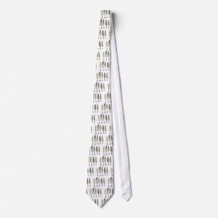 Victorian Quills Ink Design Tie