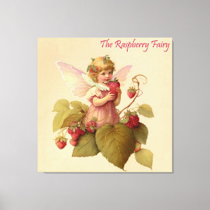 Victorian “Raspberry Fairy” Canvas Print