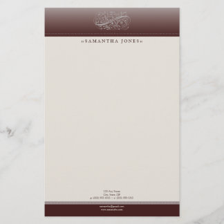 Victorian Red Red Wine Customised Stationery