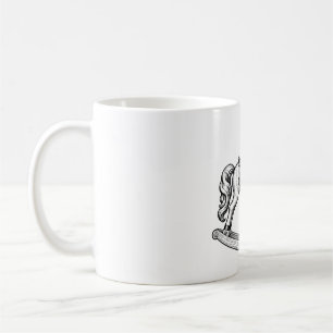 Victorian Rocking Horse Engraving Vintage Nursery Coffee Mug
