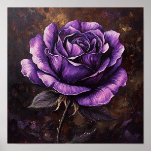 Victorian Rose Botanical Wall Art Apartment Decor