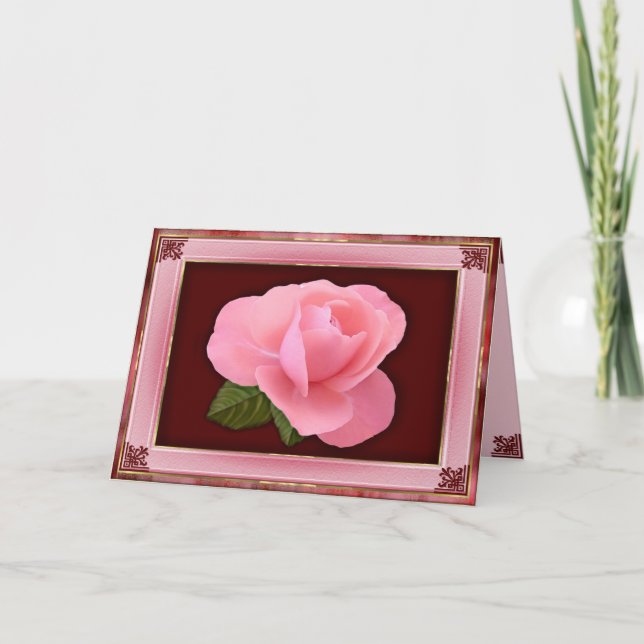 Victorian Rose Card (Front)