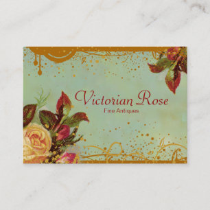 Victorian Rose Elegant Business Cards