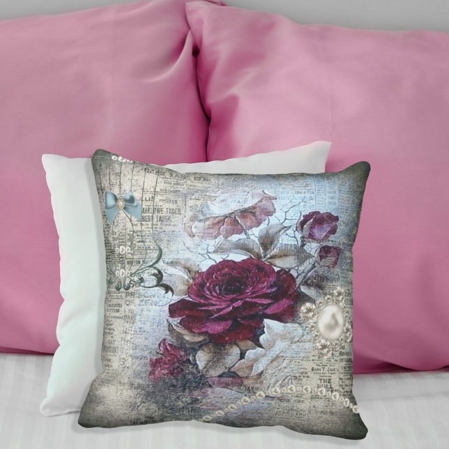 Victorian Rose Ephemera Cushion (Creator Uploaded)