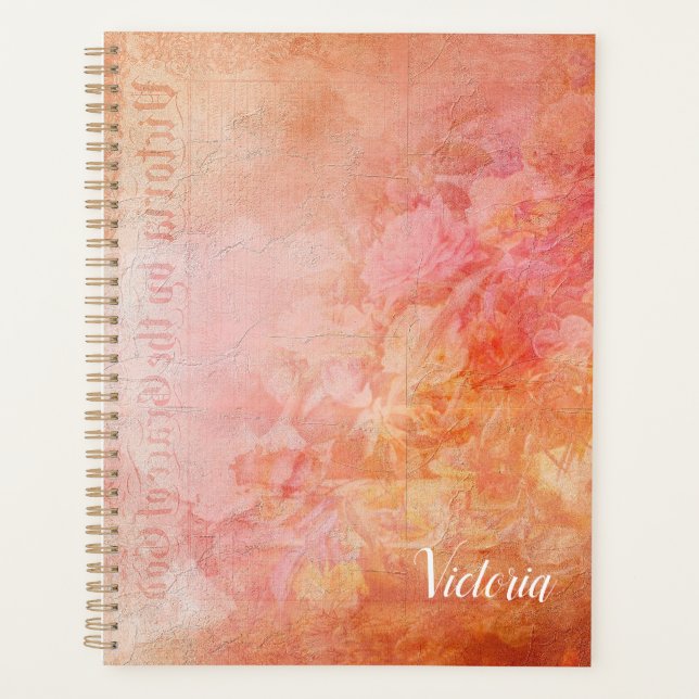 Victorian Rose Fantasy Custom Planner (Front)