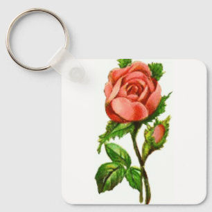 Victorian Rose Keychain