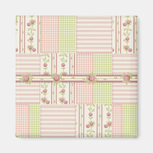 Victorian Rose Quilt Magnet