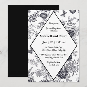 Victorian Rose - Wedding Shower Invitation