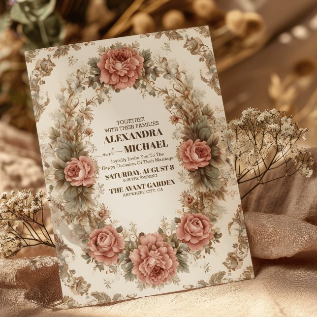 Victorian Royal Elegance Wedding Invitation (Creator Uploaded)
