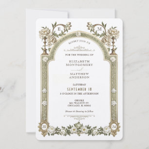 Victorian Royal Elegance Wedding Invitations