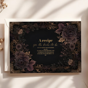 Victorian Royal Gothic Bridal Enclosure Card