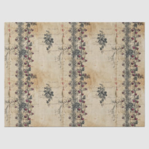 Victorian Ruby Lace Gothic Pattern (2) Tissue Paper
