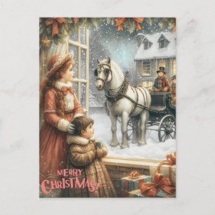 Victorian Rustic Christmas Card