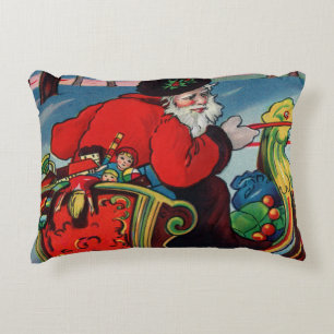 Victorian Santa Accent Pillow