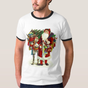 Victorian Santa and Donkey T-Shirt