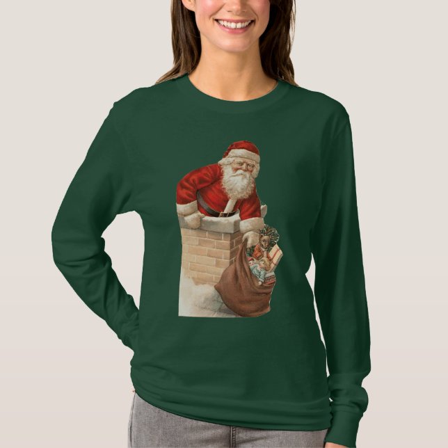 Victorian Santa Christmas Shirt (Front)