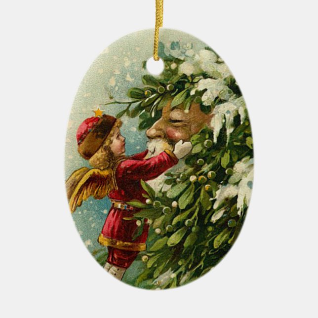 Victorian Santa Claus Ornament (Front)