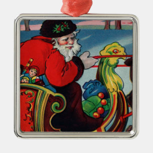 Victorian Santa Ornament