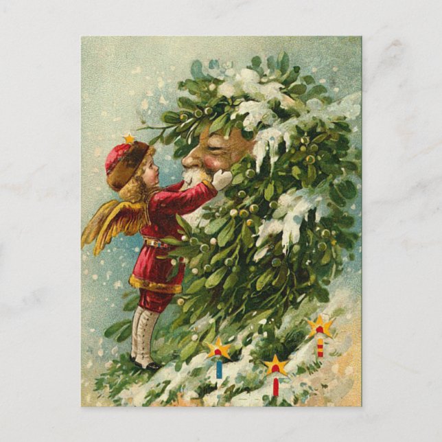 Victorian Santa Post Card (Front)
