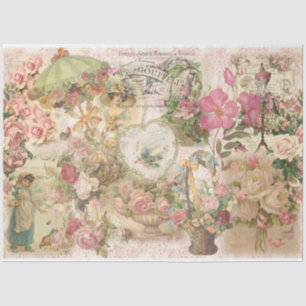 Victorian Shabby Chic Series Design 1 Tissue Paper