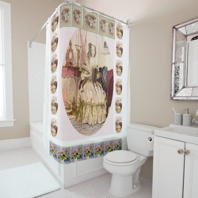 Victorian Shower Curtain (In Situ)