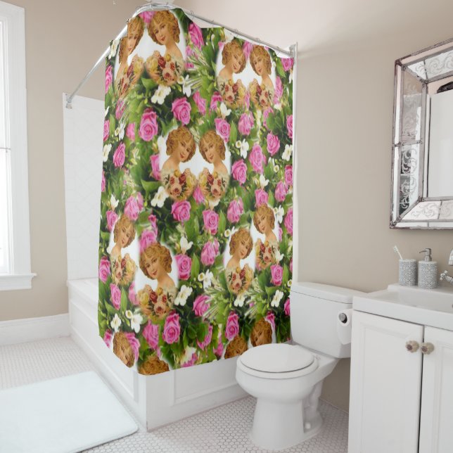 Victorian Shower Curtain (In Situ)