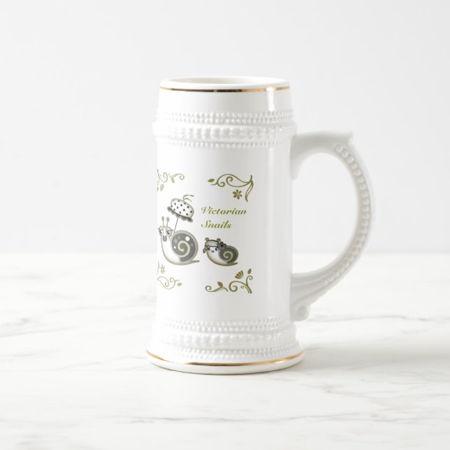 Victorian Snails Beer Stein (Right)