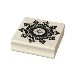 Victorian Snowlfake # 2 Rubber Stamp