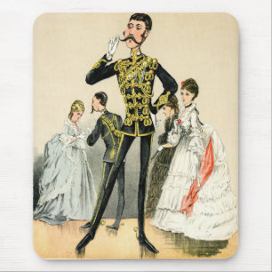 Victorian soldier of the 10th Royal Hussars Mouse Pad