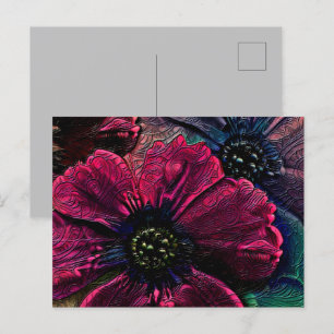 Victorian Splendor:  Exquisite Floral Design  Postcard