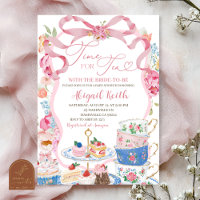 Victorian Spring Floral Bridal Tea Party Shower